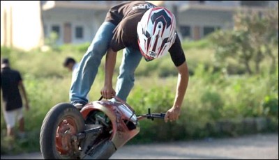 Enterprising young scooter 