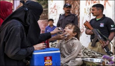  polio ۔Quetta while security