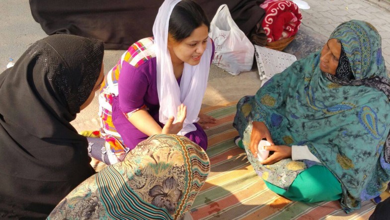 Sayed Zanish Visit Homeless People