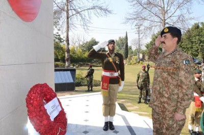 Raheel Sharif visited Corps