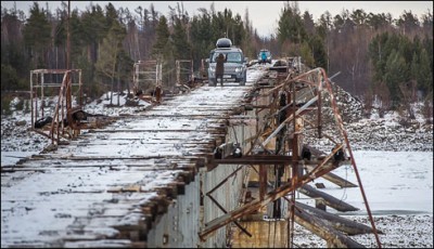 Moscow bridge to cross