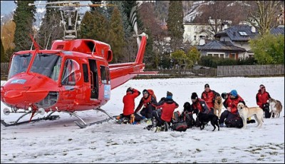 In Austria the snow