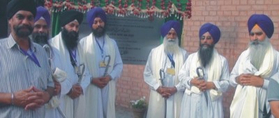 Sikh pilgrims have