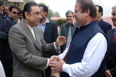 Nawaz meets Zardari